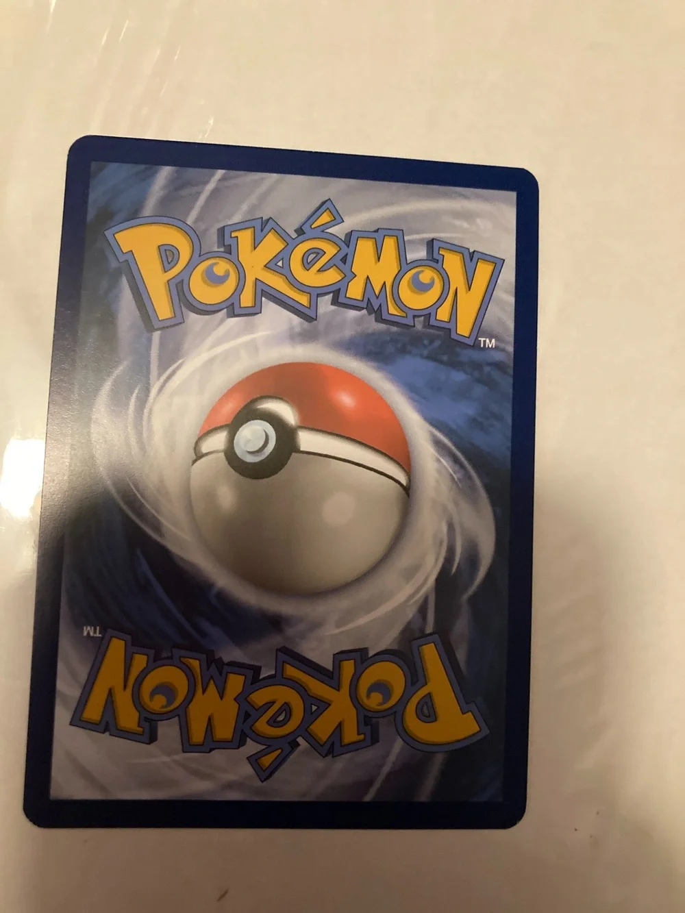 Pokemon Water Basic Energy Holo Blue Silver